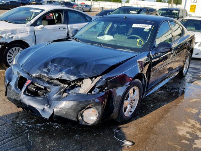 2G2WP522551284615 - 2005 PONTIAC GRAND PRIX BLACK photo 2