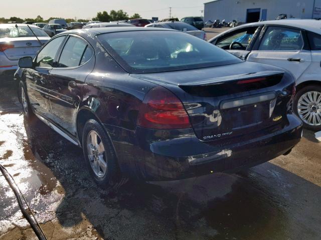 2G2WP522551284615 - 2005 PONTIAC GRAND PRIX BLACK photo 3