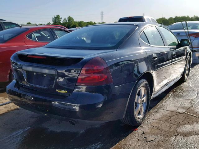 2G2WP522551284615 - 2005 PONTIAC GRAND PRIX BLACK photo 4