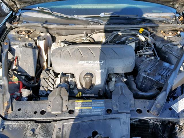 2G2WP522551284615 - 2005 PONTIAC GRAND PRIX BLACK photo 7