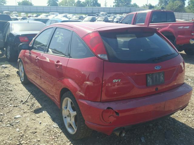 3FAHP37593R143654 - 2003 FORD FOCUS ZX5 RED photo 3