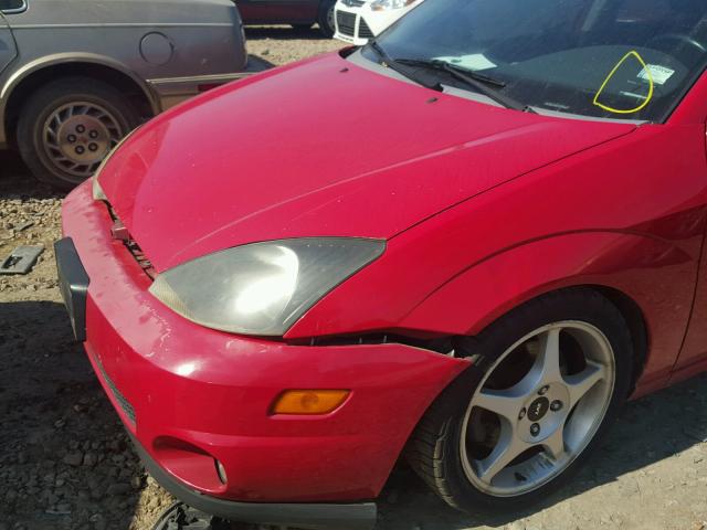 3FAHP37593R143654 - 2003 FORD FOCUS ZX5 RED photo 9