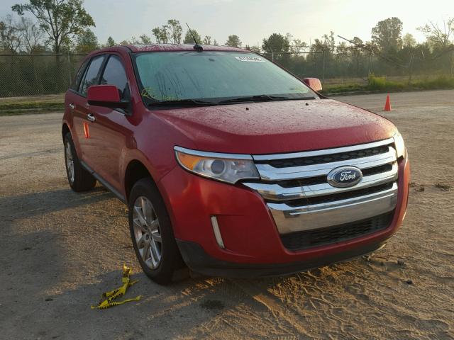 2FMDK3JC5BBA15810 - 2011 FORD EDGE SEL RED photo 1