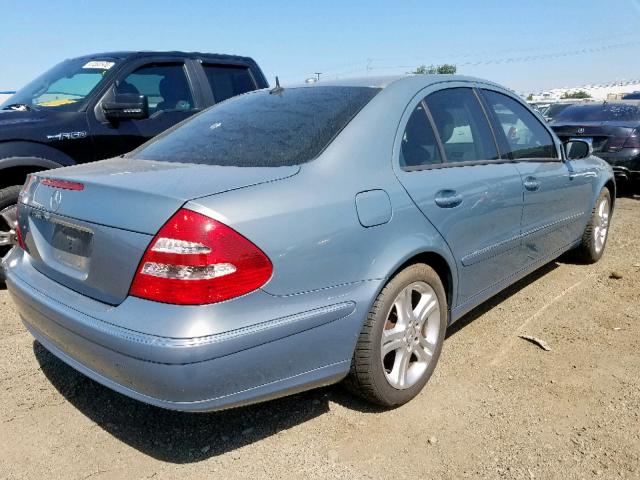 WDBUF56J16A861038 - 2006 MERCEDES-BENZ E 350 GRAY photo 4