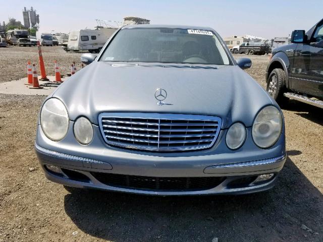 WDBUF56J16A861038 - 2006 MERCEDES-BENZ E 350 GRAY photo 9