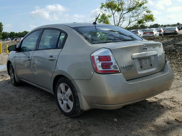 3N1AB61E98L615286 - 2008 NISSAN SENTRA 2.0 BEIGE photo 3