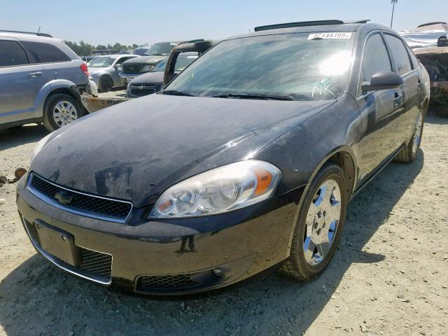 2G1WD58C789121399 - 2008 CHEVROLET IMPALA SUP 黑色 照片 2