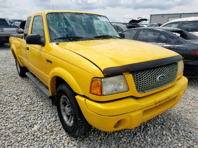 1FTYR44V42PB69373 - 2002 FORD RANGER SUP YELLOW photo 1