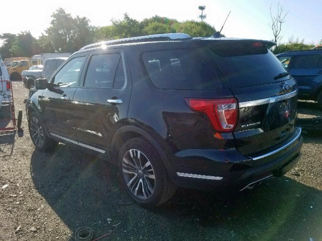 1FM5K8HT1KGA48206 - 2019 FORD EXPLORER P BLACK photo 3