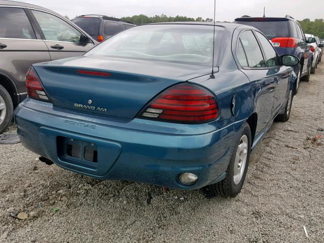 1G2NE52F33C150522 - 2003 PONTIAC GRAND AM S BLUE photo 4