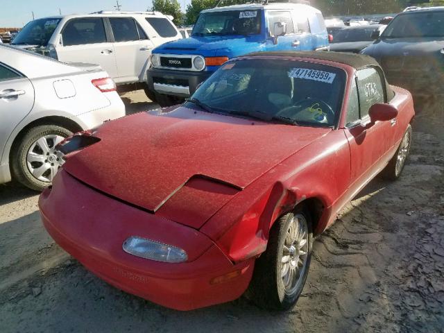 JM1NA3519N0329275 - 1992 MAZDA MX-5 MIATA RED photo 1