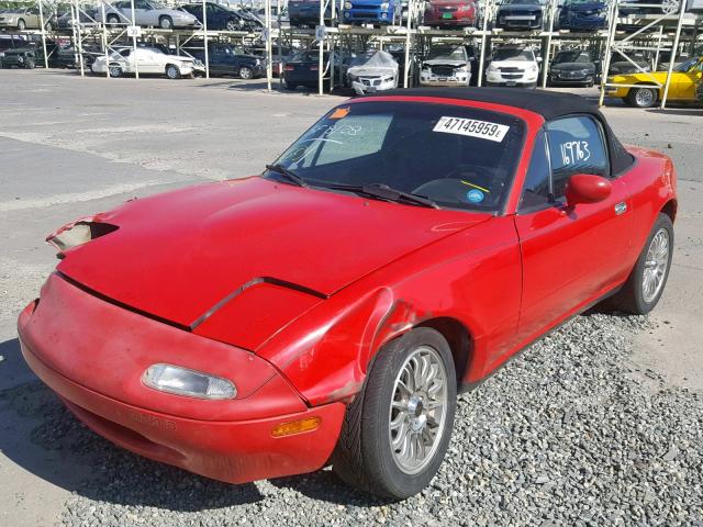 JM1NA3519N0329275 - 1992 MAZDA MX-5 MIATA RED photo 2