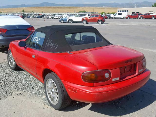 JM1NA3519N0329275 - 1992 MAZDA MX-5 MIATA RED photo 3