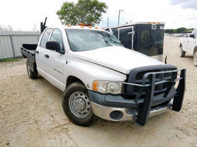 3D7LA38C24G133151 - 2004 DODGE RAM 3500 S WHITE photo 1