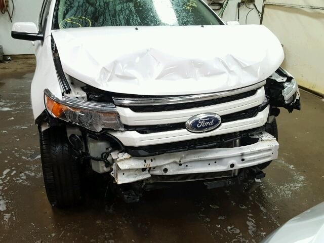 2FMDK4JC3DBC23841 - 2013 FORD EDGE SEL WHITE photo 7