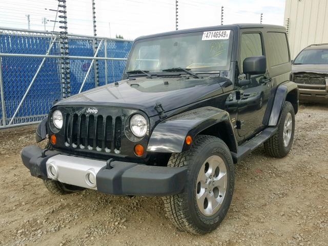 1C4AJWBG8DL537105 - 2013 JEEP WRANGLER S BLACK photo 2