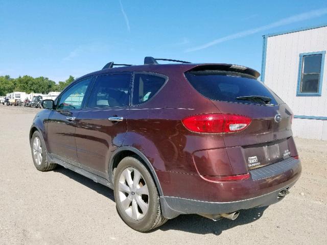 4S4WX83C964431749 - 2006 SUBARU B9 TRIBECA MAROON photo 3