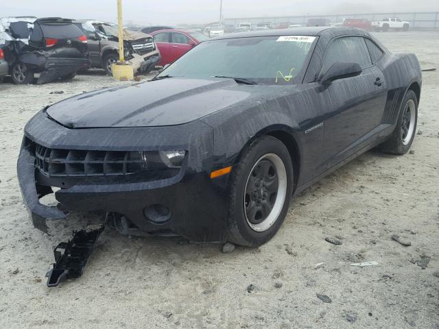 2G1FA1E37C9170777 - 2012 CHEVROLET CAMARO LS BLACK photo 2