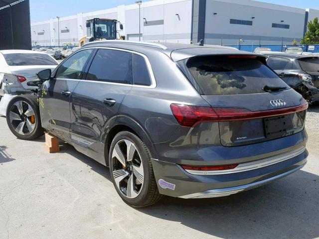 WA1VAAGE4KB006072 - 2019 AUDI E-TRON PRE GRAY photo 3