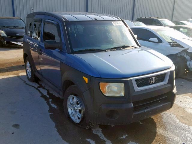 5J6YH18696L012451 - 2006 HONDA ELEMENT EX BLUE photo 1