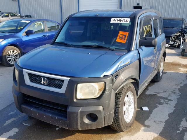 5J6YH18696L012451 - 2006 HONDA ELEMENT EX BLUE photo 2