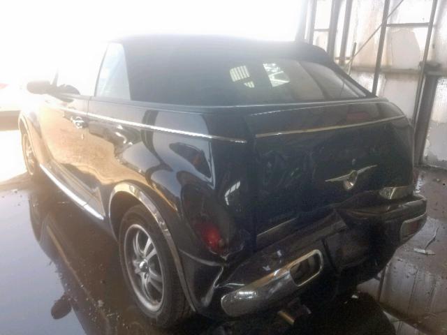 3C3JY45X87T585342 - 2007 CHRYSLER PT CRUISER BLACK photo 3