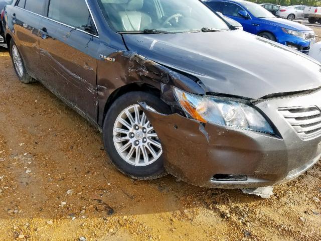 4T1BB46K79U093619 - 2009 TOYOTA CAMRY HYBR GRAY photo 9