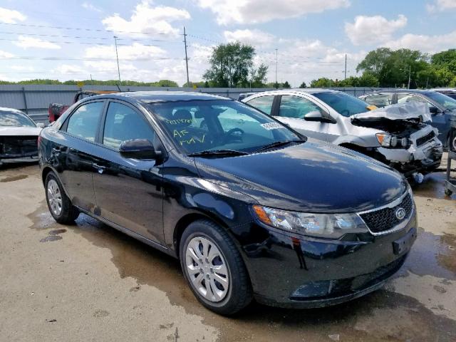 KNAFU4A29C5470473 - 2012 KIA FORTE EX BLACK photo 1