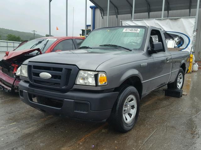 1FTYR10D57PA29237 - 2007 FORD RANGER GRAY photo 2