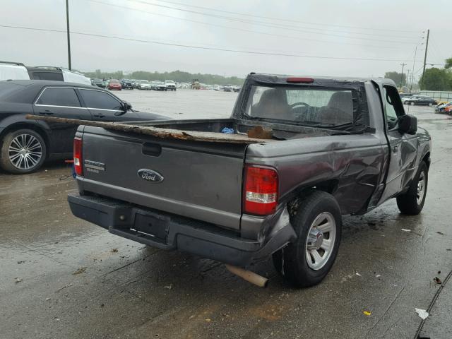 1FTYR10D57PA29237 - 2007 FORD RANGER GRAY photo 4