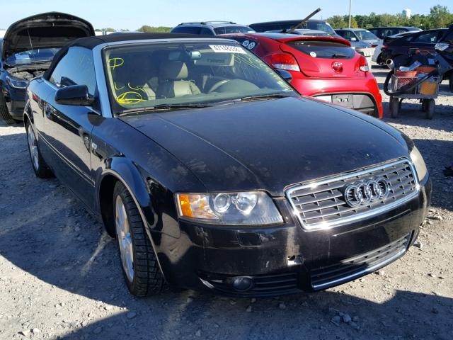 WAUAC48H66K009017 - 2006 AUDI A4 1.8 CAB BLACK photo 1