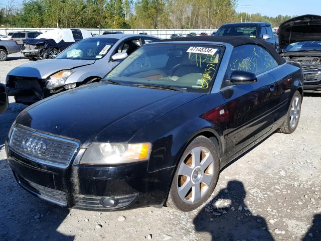 WAUAC48H66K009017 - 2006 AUDI A4 1.8 CAB BLACK photo 2