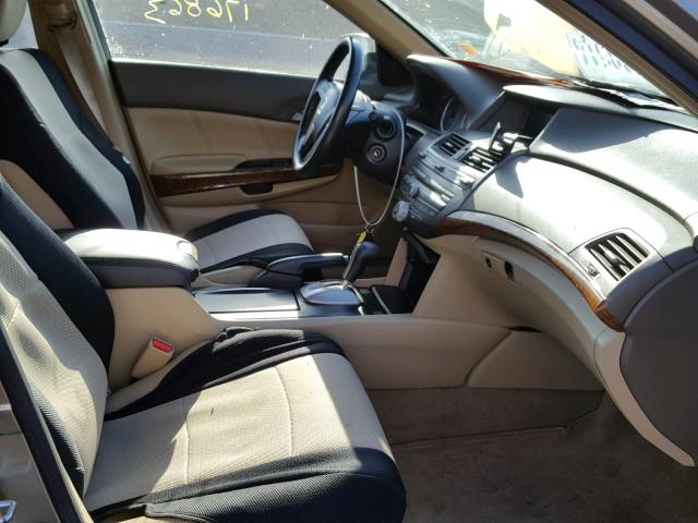 JHMCP26829C003512 - 2009 HONDA ACCORD EXL GOLD photo 5