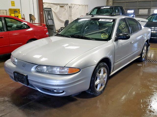 1G3NL52E84C211907 - 2004 OLDSMOBILE ALERO GL SILVER photo 2