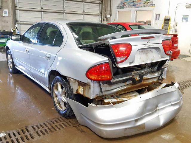 1G3NL52E84C211907 - 2004 OLDSMOBILE ALERO GL SILVER photo 3