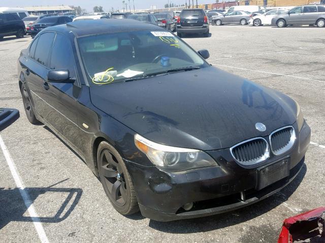 WBANA53555B862291 - 2005 BMW 525 I BLACK photo 1