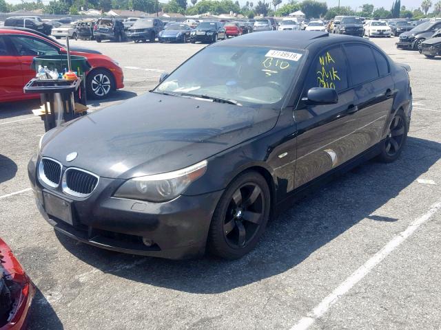 WBANA53555B862291 - 2005 BMW 525 I BLACK photo 2