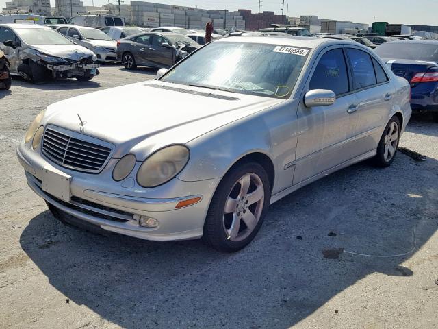 WDBUF65J23A358394 - 2003 MERCEDES-BENZ E 320 SILVER photo 2