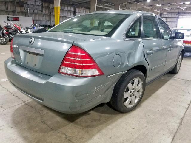 1MEHM40126G611301 - 2006 MERCURY MONTEGO LU GRAY photo 4