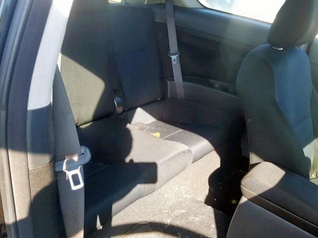 JTKDE177860101073 - 2006 TOYOTA SCION TC შავი ფოტო 6