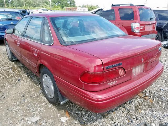 1FALP52U4SG242232 - 1995 FORD TAURUS GL RED photo 3