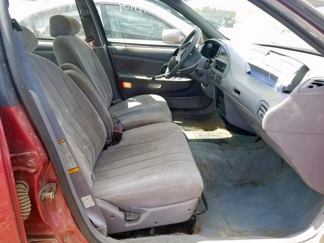 1FALP52U4SG242232 - 1995 FORD TAURUS GL RED photo 5