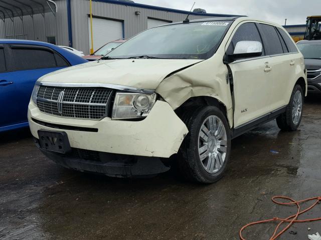 2LMDU68CX8BJ40123 - 2008 LINCOLN MKX WHITE photo 2