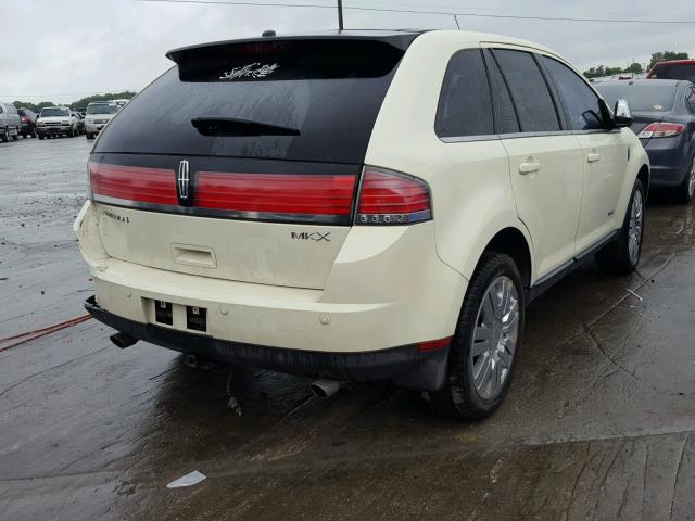 2LMDU68CX8BJ40123 - 2008 LINCOLN MKX WHITE photo 4