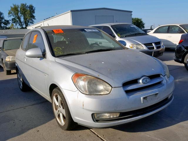 KMHCN36C77U053066 - 2007 HYUNDAI ACCENT SE SILVER photo 1