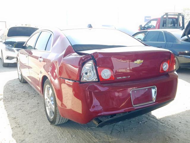 1G1ZC5E06CF322396 - 2012 CHEVROLET MALIBU 1LT RED photo 3