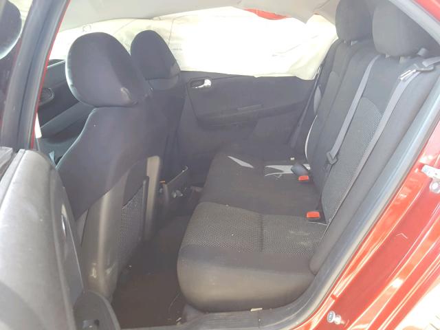 1G1ZC5E06CF322396 - 2012 CHEVROLET MALIBU 1LT RED photo 6