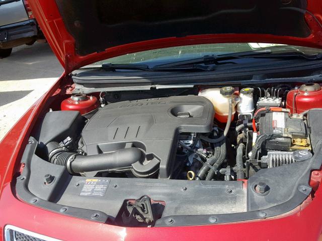 1G1ZC5E06CF322396 - 2012 CHEVROLET MALIBU 1LT RED photo 7