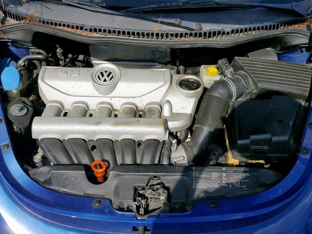 3VWPW31C27M511317 - 2007 VOLKSWAGEN NEW BEETLE Կապույտ լուսանկար 7