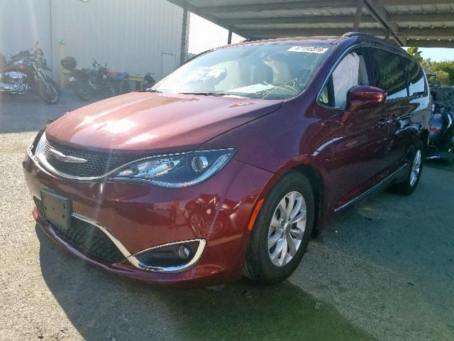 2C4RC1BG2HR739113 - 2017 CHRYSLER PACIFICA T RED photo 2